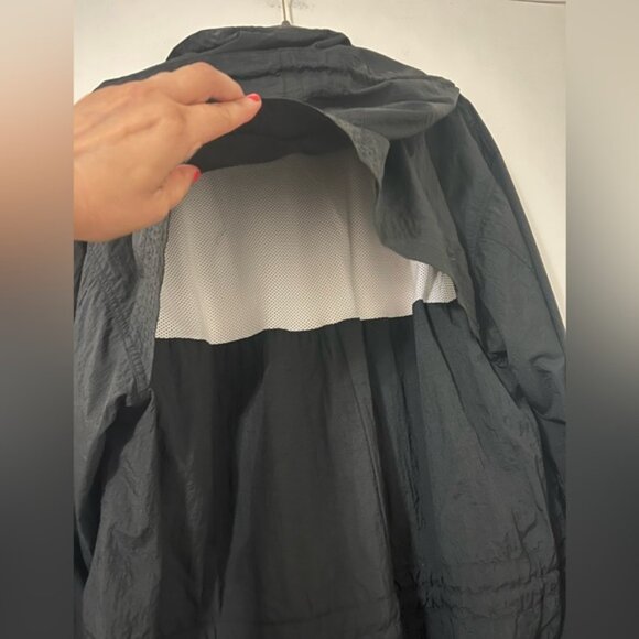 Vintage STX Lacrosse Jacket Black Mens SizeXL Anorak Coat zipped pockets - Picture 13 of 15